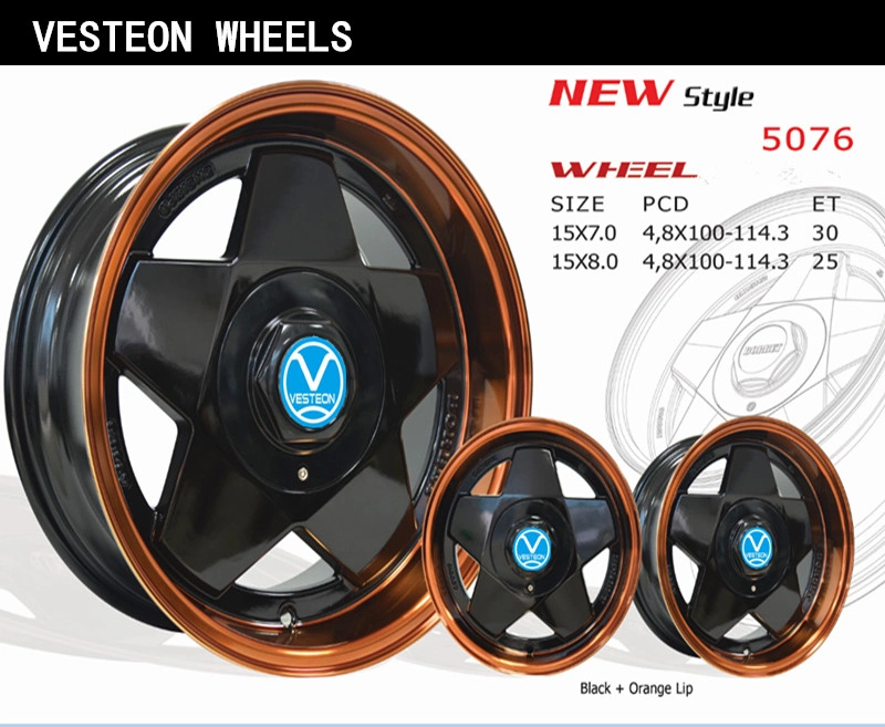 17*8 5*100 Passenger Car Wheels for Replica VW Golf Rims