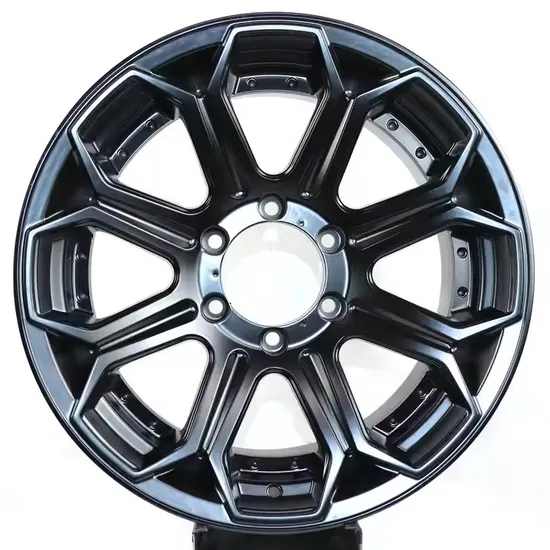 16&prime;&prime; and 17&prime;&prime; aftermarket alloy wheel in black machine face