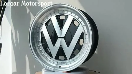 Novo design de aros de liga leve réplicas de rodas de liga de carro para VW