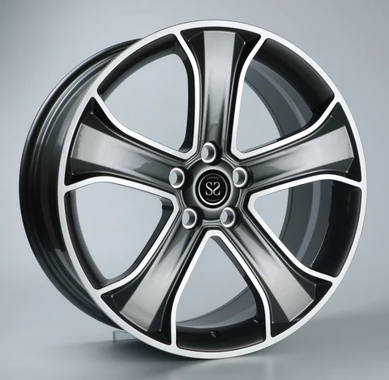 Réplica de rodas de liga de alumínio 21X10 e 21X11.5 preto brilhante para BMW X6